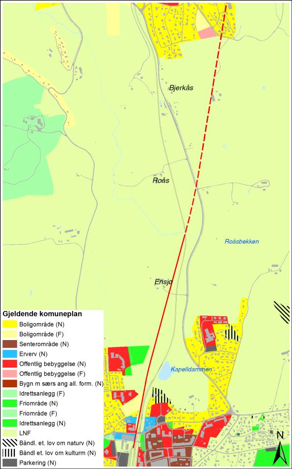 Dok nr: UOS00-A-36011 Side: 118 av 145 Arealene tilhørende Langhus gård, rett syd for Langhus stasjon, er i kommuneplanen avsatt til fremtidig boligområde.