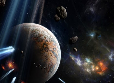 Galactica Bli med ombord i romskipet som drar ut i verdensrommet for å se på solsystemet og planetene der. Kanskje oppdager vi noen nye galakser og planeter samtidig? 1-2-3-4.
