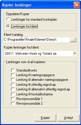 Side 43 Kap. 3 Kontoplanen Dersom kontoen har saldo i tidligere perioder, kan følgende melding framkomme: Slette historikk 52 3.