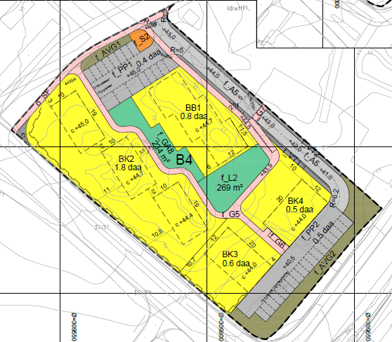 - Krav om nærleke-/ sandlekeplass (150m2, avstand 50m) og område-/ kvartalslekeplass (1,5 dekar, avstand 150m). - Parkering bil: Sone 3- min. 1,2 parkeringsplasser ved fellesløsning.