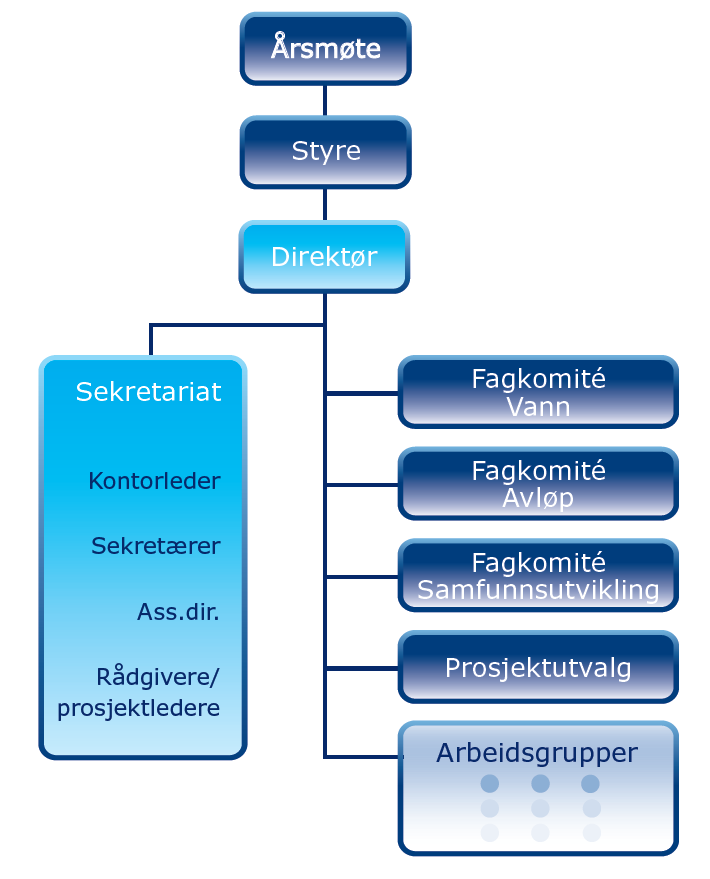 Nytt organisasjonskart for Norsk Vann 2011 Nytt 2 Nytt -Klimatilpasning og