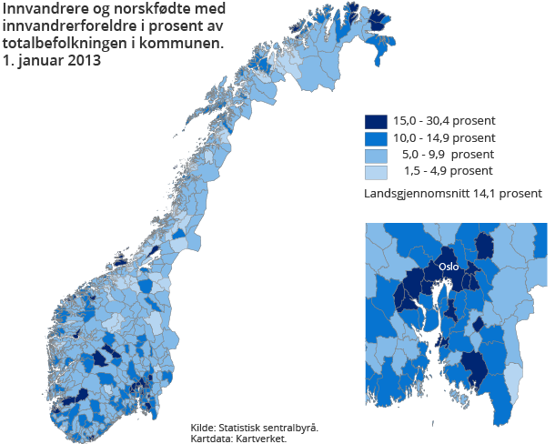 BOSTED Overrepresentert i sentrale Østlandet Oslo 32% Stor variasjon