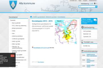 DOK inn i geodataplanen Status Status for hvilke data som er DOK i de enkelte kommuner i fylket Signaler Fra departement,