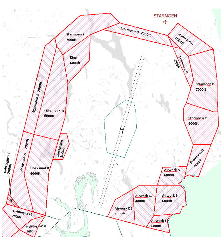 Vedlegg 2 Luftsportsområder i Oslo TMA Kontroller at dette er