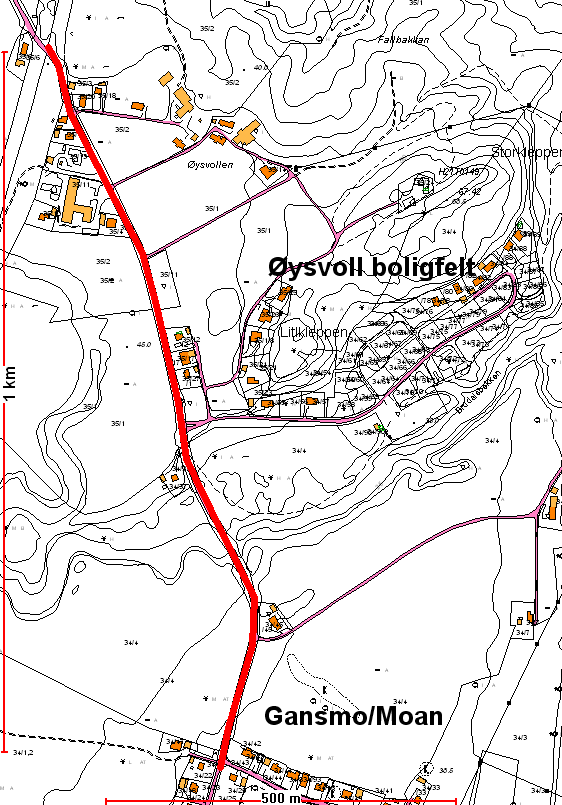 3. Fv434 Gang- og sykkelveg fra planovergang 4. Fv17 Gang- og sykkelveg 2.etappe Namsosbanen til Melamoen Skeisbrua - Øysvollkorsen 5. Fv17 Gang- og sykkelveg 3.