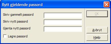 3. LOGG INN Når en ALEPH-klient åpnes og du ikke allerede er logget inn eller har lagret passord, vises dette vinduet til innlogging. Skriv bruker og passord og klikk på OK eller trykk enter.
