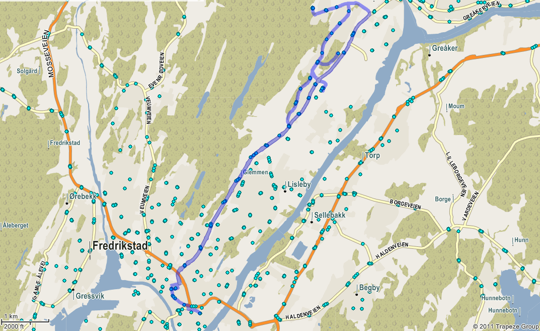 2.26 Rute 334 Fredrikstad-Østfoldhallen-Valleåsen-Nesskogen-Rekustadåsen Vallefjellet 0650 0750 0850 50 1550 0850 50 1350 Rekustadåsen 0657 0757 0857 57 1557 0857 57 1357 Børressen 0702 0802 0902 02