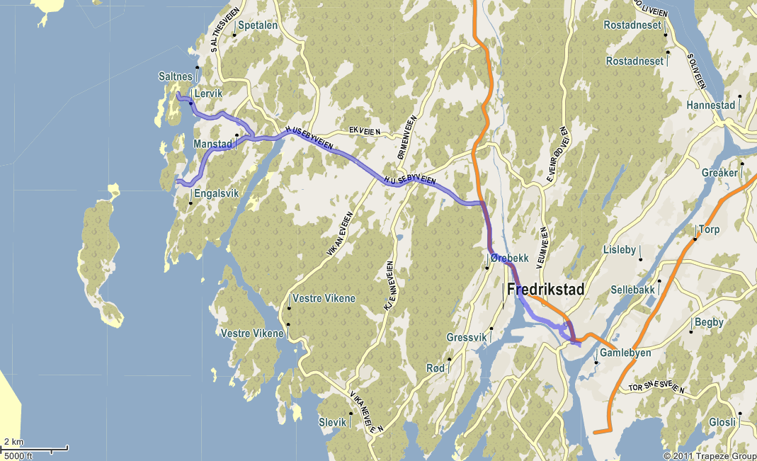 2.49 Rute 372 Fredrikstad-Engelsviken-Lervik Fredrikstad jb. st.