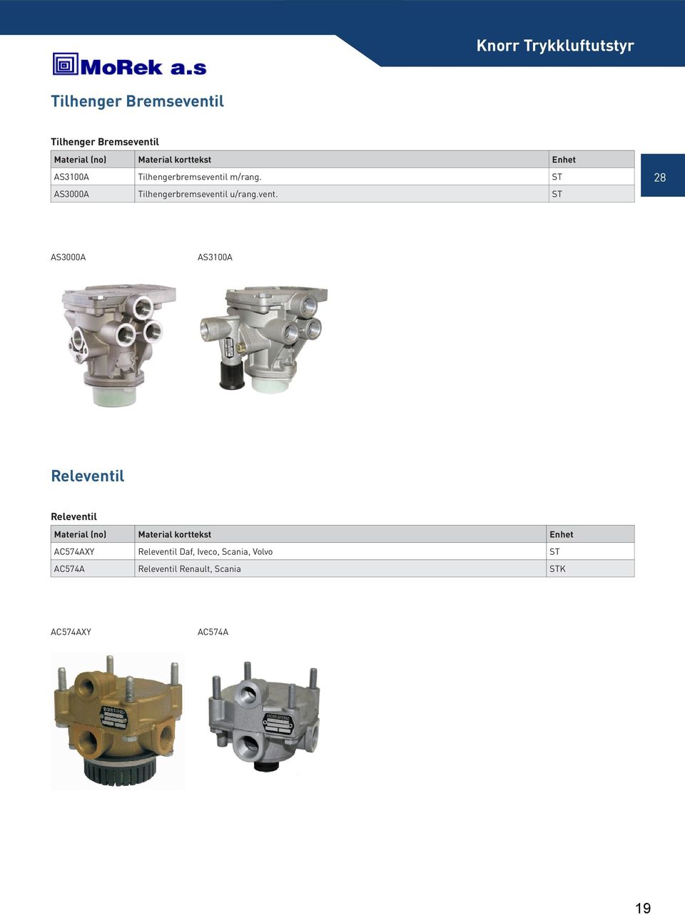 ST AS3000A Tilhengerbremseventi