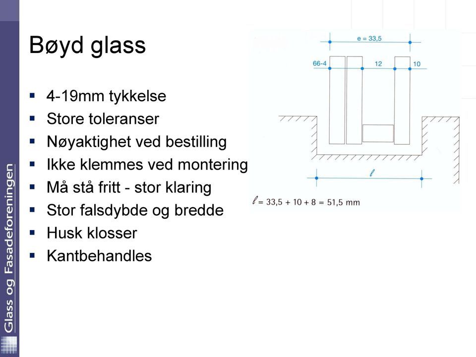 montering Må stå fritt - stor klaring Stor