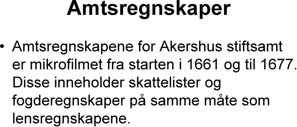 og til 1677.