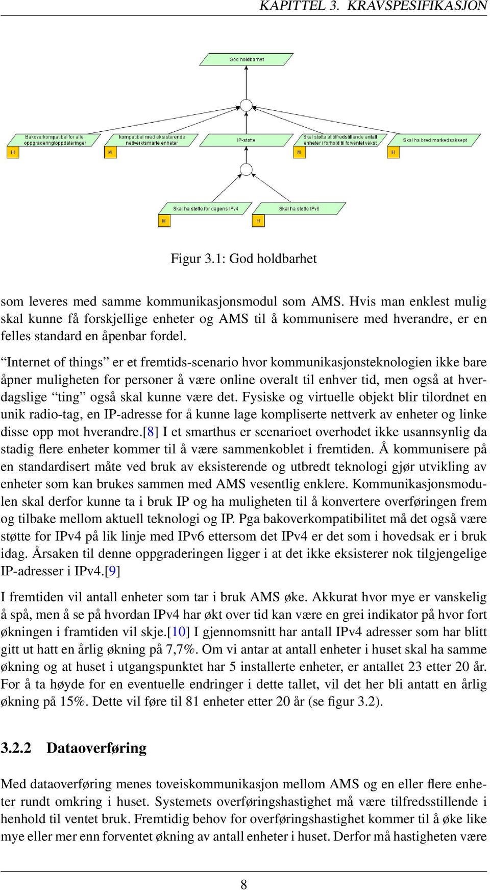 Internet of things er et fremtids-scenario hvor kommunikasjonsteknologien ikke bare åpner muligheten for personer å være online overalt til enhver tid, men også at hverdagslige ting også skal kunne