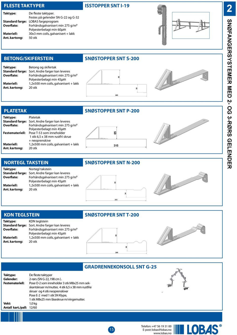 Andre farger kan leveres Polyesterbelagt min 45μm Materiell: 1,2x500 mm coils, galvanisert + lakk Ant. kartong: 20 stk PLATETAK Platetak Standard farge: Sort.