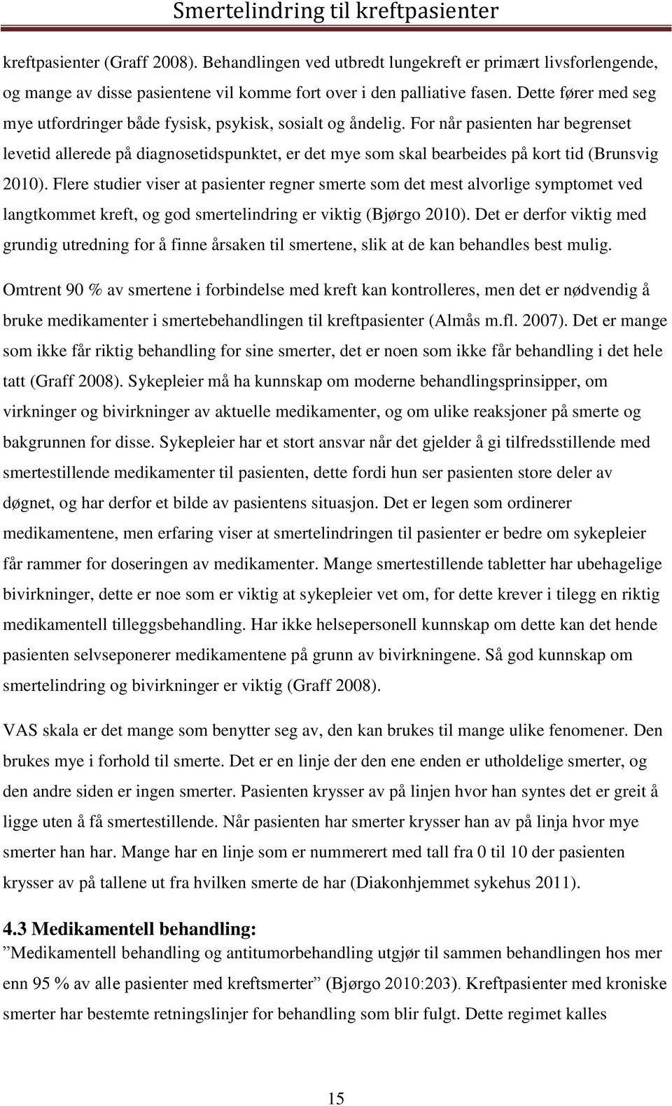 For når pasienten har begrenset levetid allerede på diagnosetidspunktet, er det mye som skal bearbeides på kort tid (Brunsvig 2010).