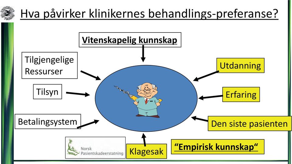 Vitenskapelig kunnskap Tilgjengelige