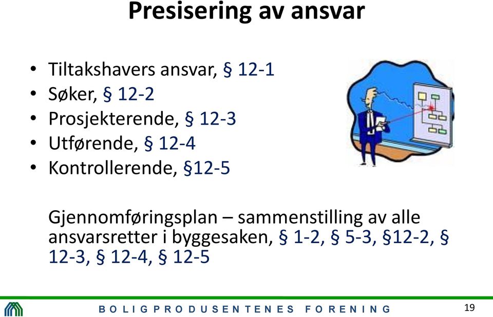 Gjennomføringsplan sammenstilling av alle ansvarsretter i