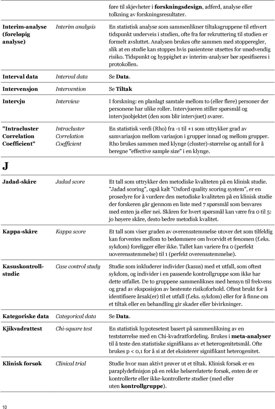 Analysen brukes ofte sammen med stopperegler, slik at en studie kan stoppes hvis pasientene utsettes for unødvendig risiko. Tidspunkt og hyppighet av interim-analyser bør spesifiseres i protokollen.