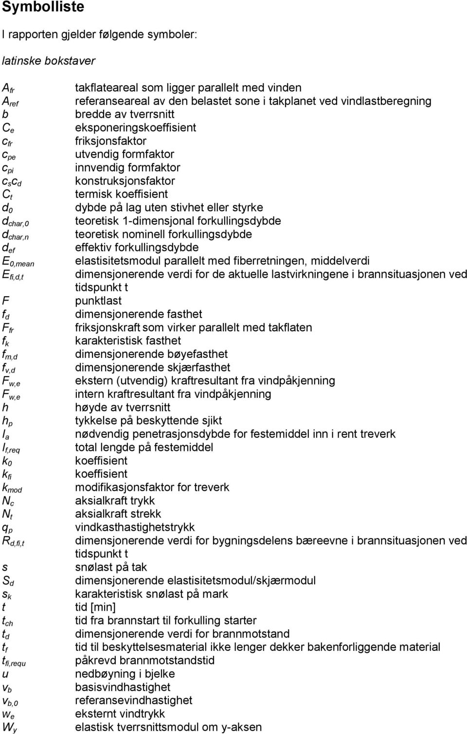 takplanet ved vindlastberegning bredde av tverrsnitt eksponeringskoeffisient friksjonsfaktor utvendig formfaktor innvendig formfaktor konstruksjonsfaktor termisk koeffisient dybde på lag uten stivhet