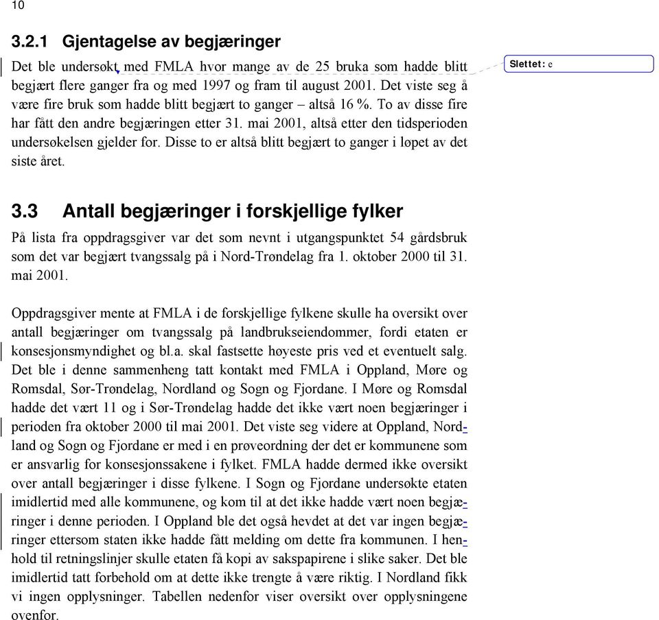 Disse to er altså blitt begjært to ganger i løpet av det siste året. Slettet: e 3.