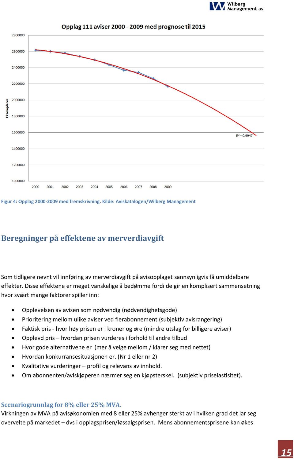 Disse effektene er meget vanskelige å bedømme fordi de gir en komplisert sammensetning hvor svært mange faktorer spiller inn: Opplevelsen av avisen som nødvendig (nødvendighetsgode) Prioritering