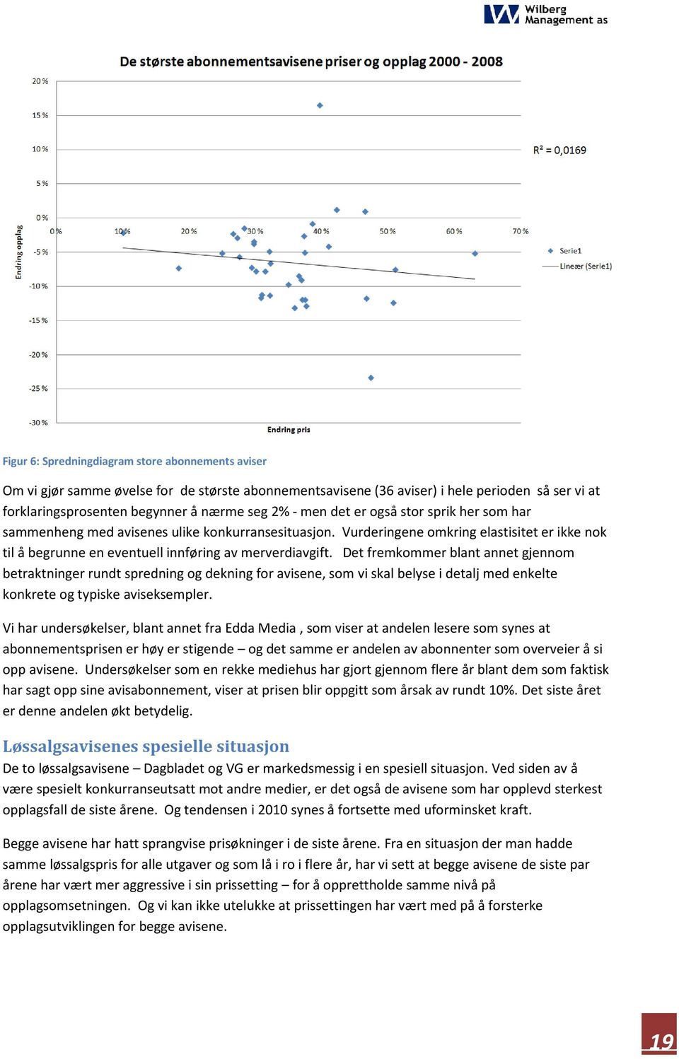 Det fremkommer blant annet gjennom betraktninger rundt spredning og dekning for avisene, som vi skal belyse i detalj med enkelte konkrete og typiske aviseksempler.