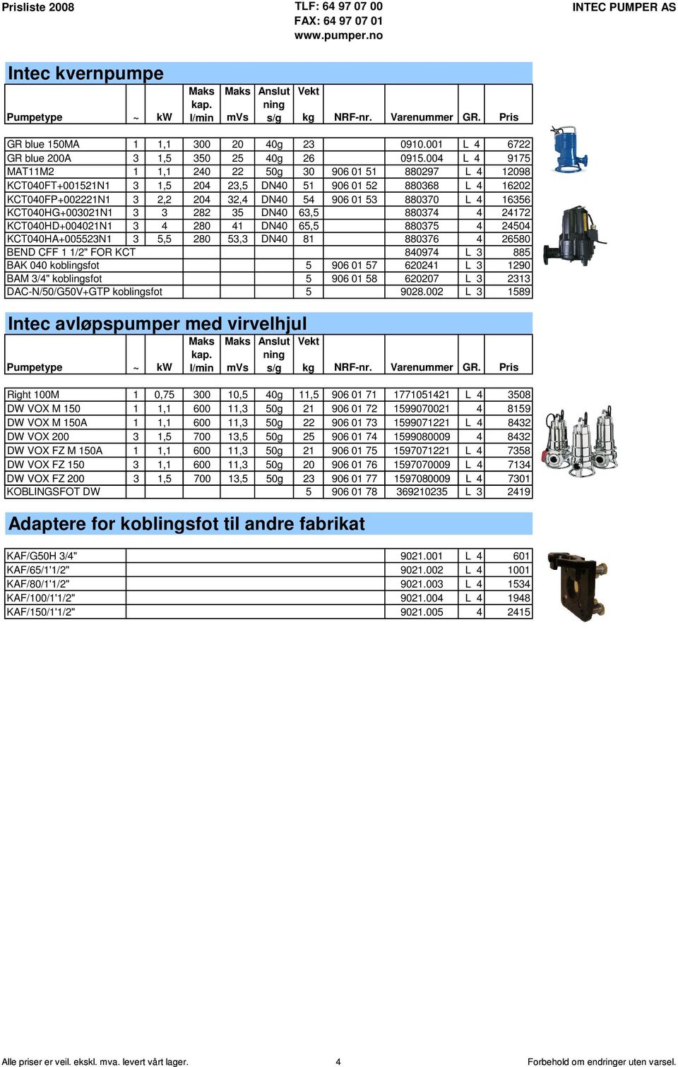 004 L 4 9175 MAT11M2 1 1,1 240 22 50g 0 906 01 51 880297 L 4 12098 KCT040FT+001521N1 1,5 204 2,5 DN40 51 906 01 52 88068 L 4 16202 KCT040FP+002221N1 2,2 204 2,4 DN40 54 906 01 5 88070 L 4 1656