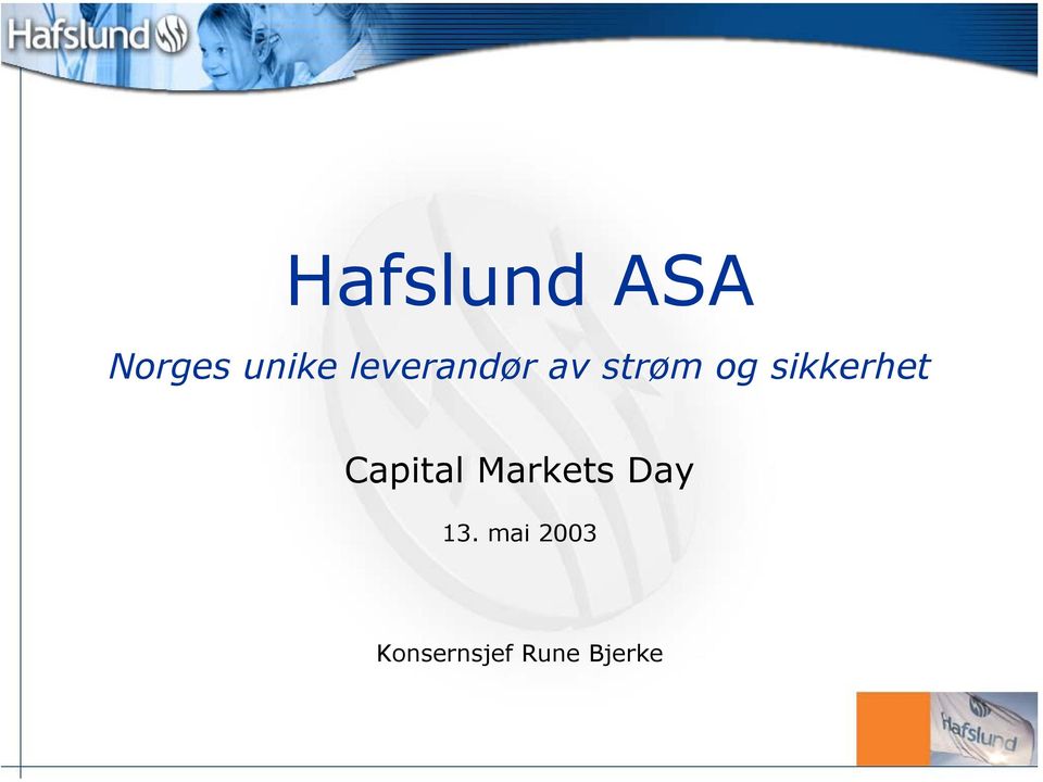 sikkerhet Capital Markets