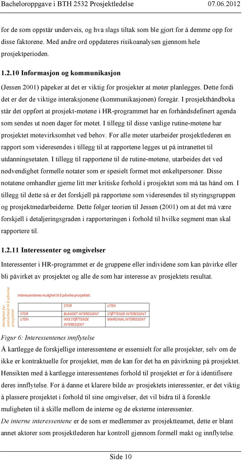 I prosjekthåndboka står det oppført at prosjekt-møtene i HR-programmet har en forhåndsdefinert agenda som sendes ut noen dager før møtet.