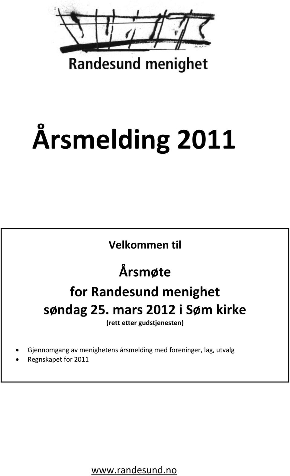 mars 2012 i Søm kirke (rett etter gudstjenesten)