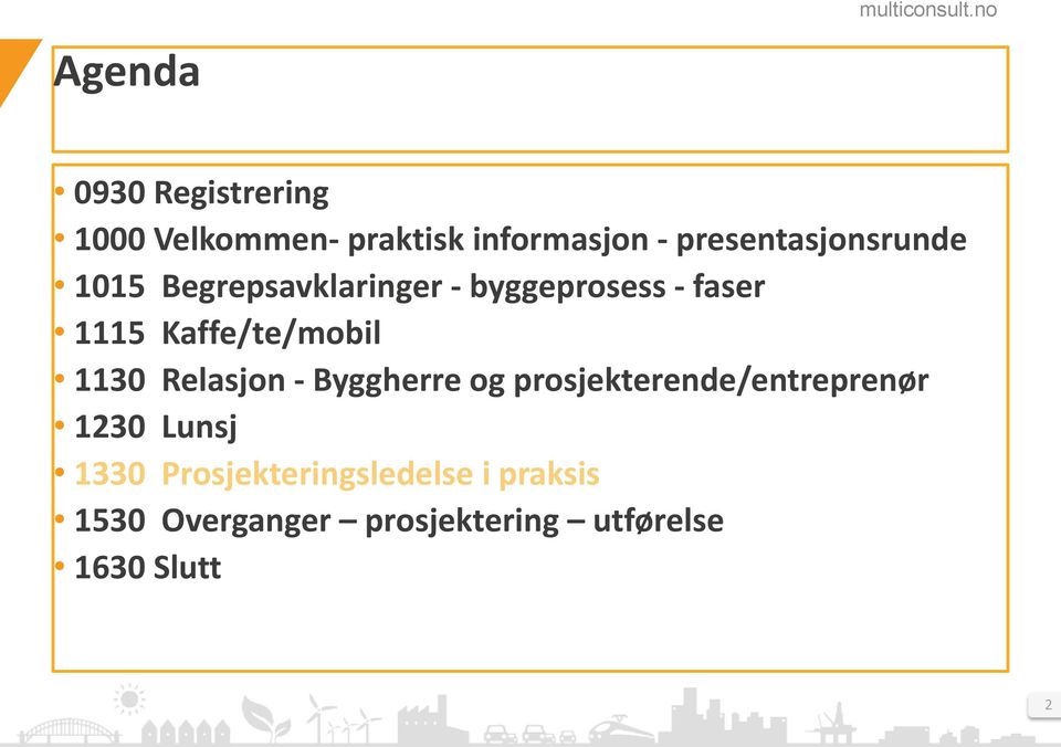 Kaffe/te/mobil 1130 Relasjon - Byggherre og prosjekterende/entreprenør 1230