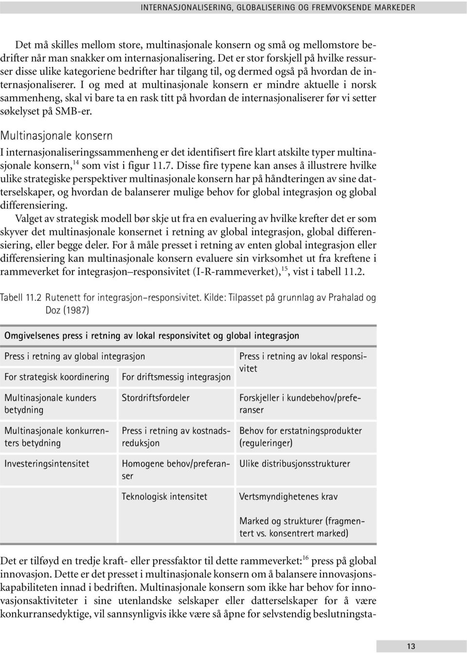 I og med at multinasjonale konsern er mindre aktuelle i norsk sammenheng, skal vi bare ta en rask titt på hvordan de internasjonaliserer før vi setter søkelyset på SMB-er.