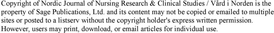 and its content may not be copied or emailed to multiple sites or posted to a listserv