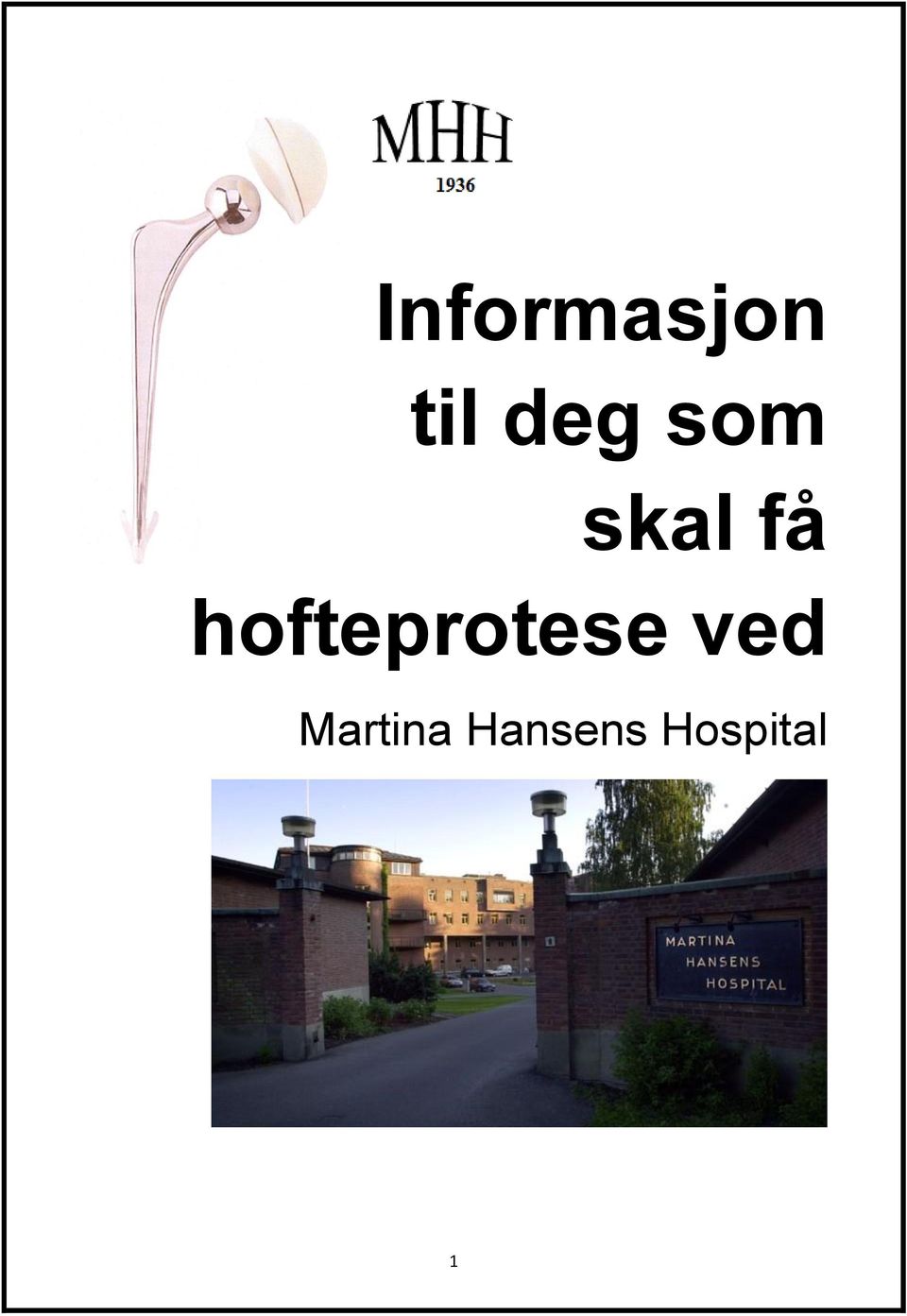 hofteprotese ved