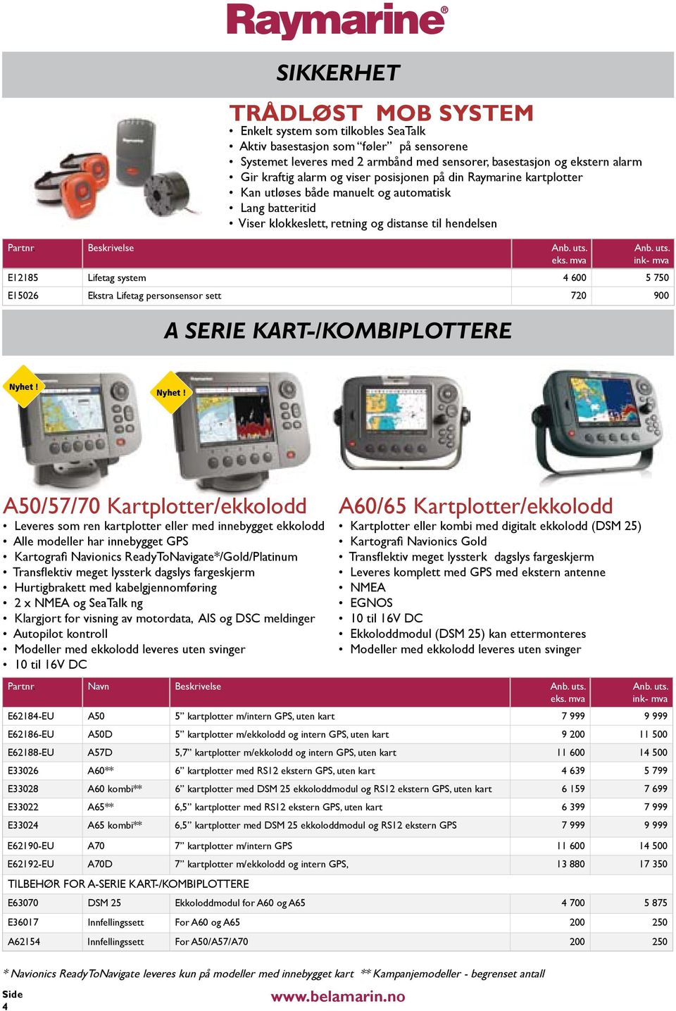 system 4 600 5 750 E15026 Ekstra Lifetag personsensor sett 720 900 Nyhet!