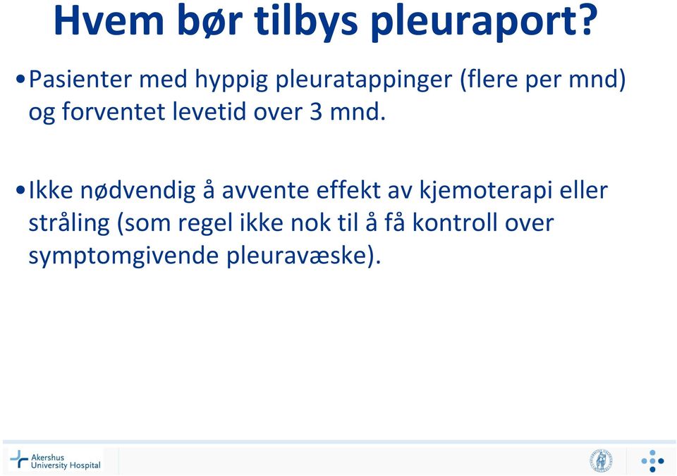 forventet levetid over 3 mnd.