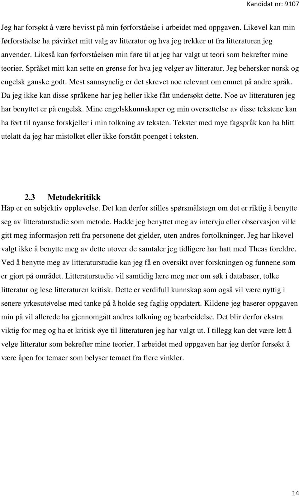 Jeg behersker norsk og engelsk ganske godt. Mest sannsynelig er det skrevet noe relevant om emnet på andre språk. Da jeg ikke kan disse språkene har jeg heller ikke fått undersøkt dette.