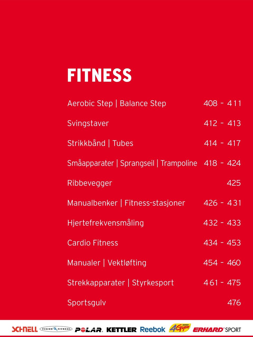 Manualbenker Fitness-stasjoner 6 Hjertefrekvensmåling Cardio