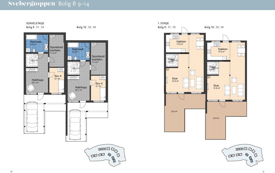 ,3 m² 99 88 77 66 5 Trapp 3,8 m² 4 3 Kjøkken 17,0 m² 2 1 9 8 7 6 5 4 3 2 1 Trapp 3,8 m² Kjøkken 17,0 m² 6 Hall/trapp 20,1 m² Sov 4 8,7 m² 5 4 3 2 1 Hall/trapp 20,1 m² Sov 4 8,7 m² Stue 31,6