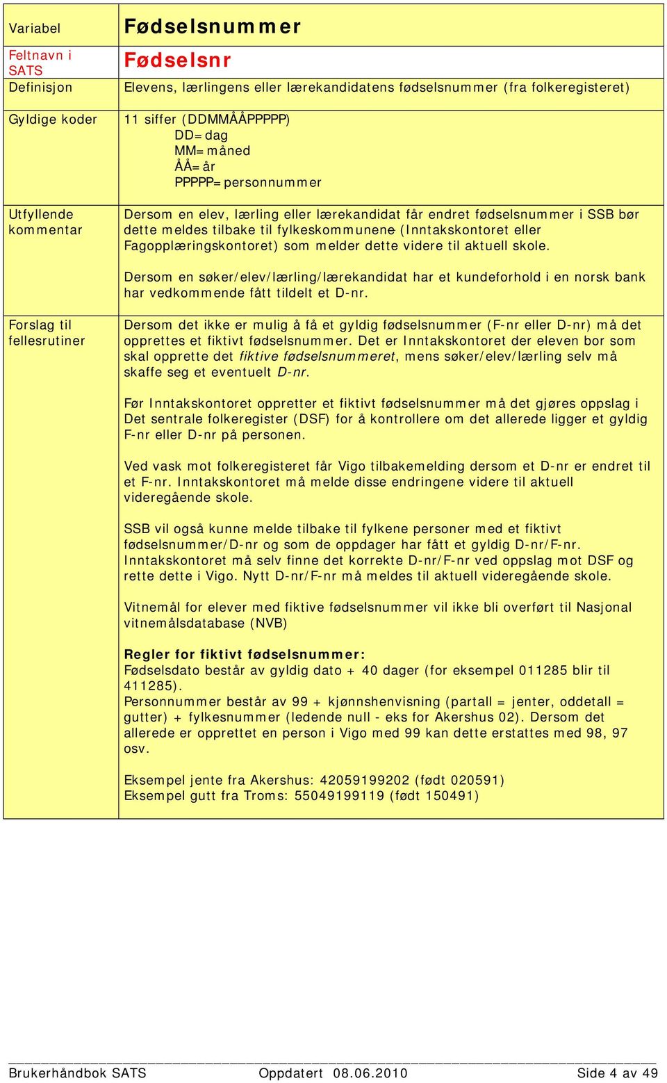 Dersom en søker/elev/lærling/lærekandidat har et kundeforhold i en norsk bank har vedkommende fått tildelt et D-nr.