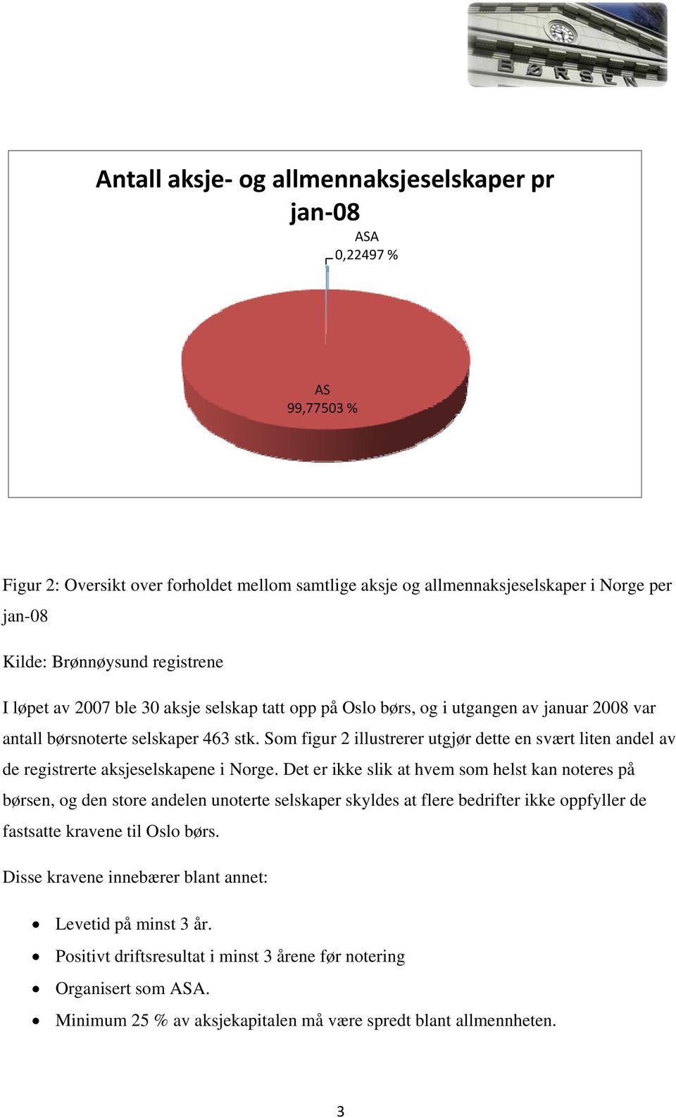 Som figur 2 illustrerer utgjør dette en svært liten andel av de registrerte aksjeselskapene i Norge.