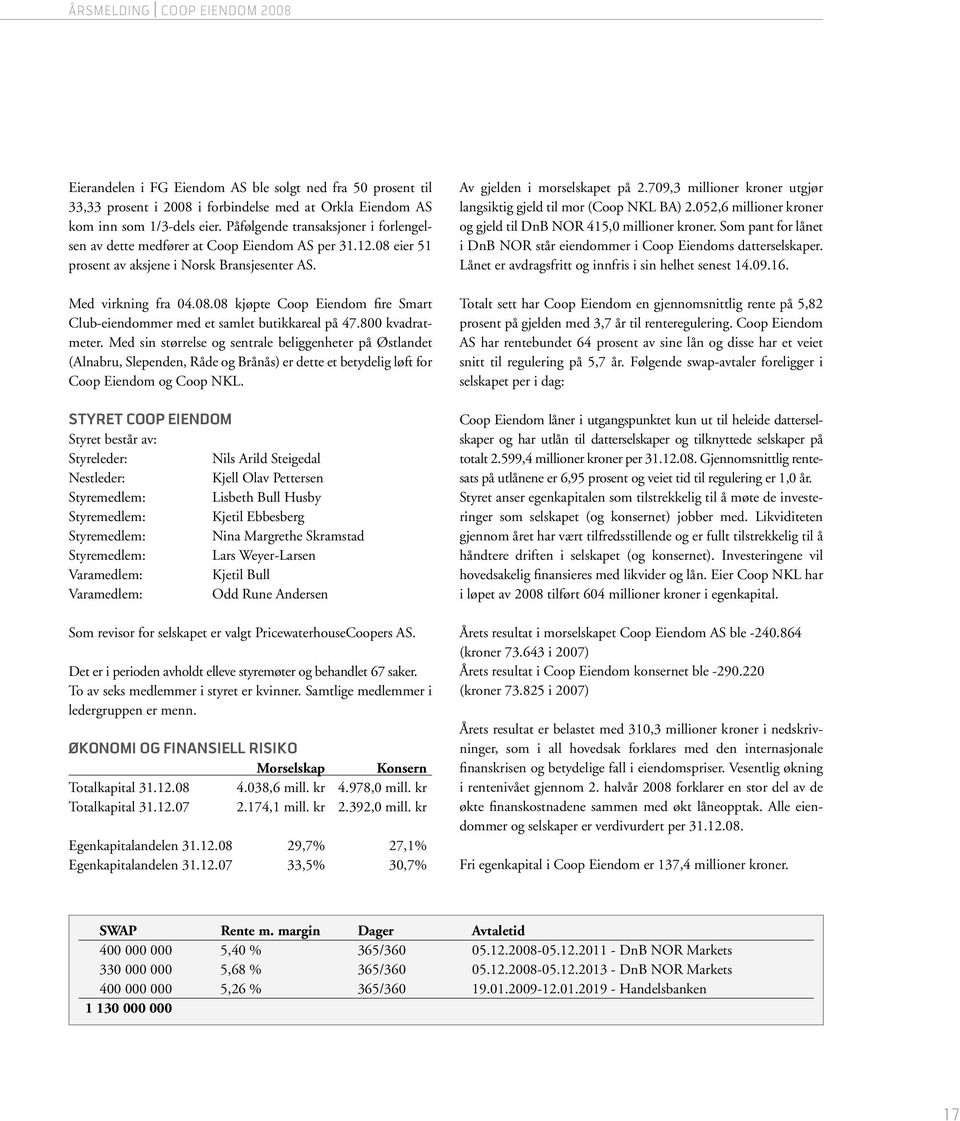 800 kvadratmeter. Med sin størrelse og sentrale beliggenheter på Østlandet (Alnabru, Slependen, Råde og Brånås) er dette et betydelig løft for Coop Eiendom og Coop NKL.