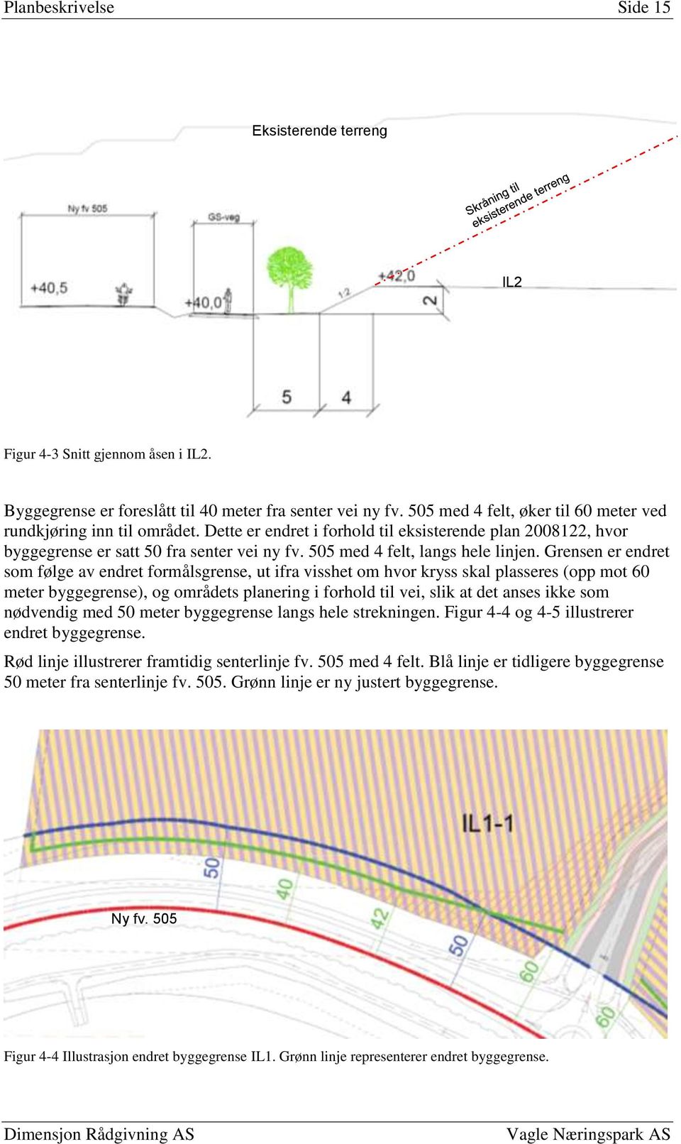 505 med 4 felt, langs hele linjen.