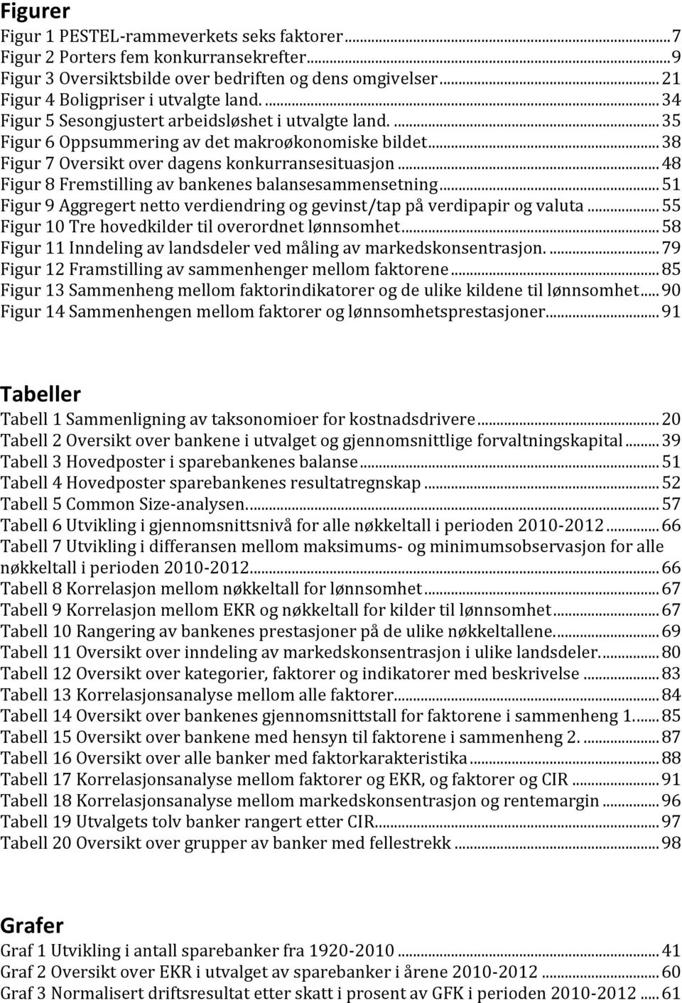 .. 48 Figur 8 Fremstilling av bankenes balansesammensetning... 51 Figur 9 Aggregert netto verdiendring og gevinst/tap på verdipapir og valuta... 55 Figur 10 Tre hovedkilder til overordnet lønnsomhet.