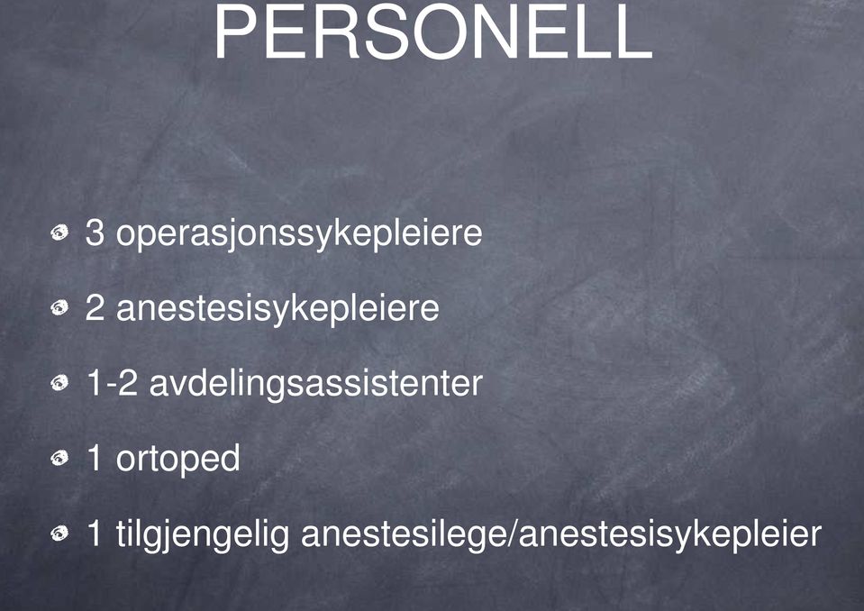 avdelingsassistenter 1 ortoped 1