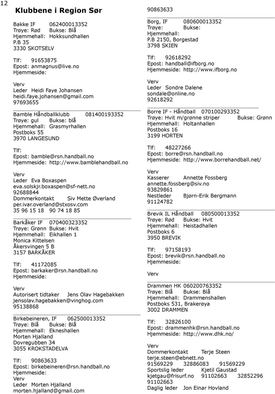 no Leder Eva Boxaspen eva.solskjr.boxaspen@sf-nett.no 92688844 Dommerkontakt Siv Mette Øverland per.ivar.overland@stxosv.