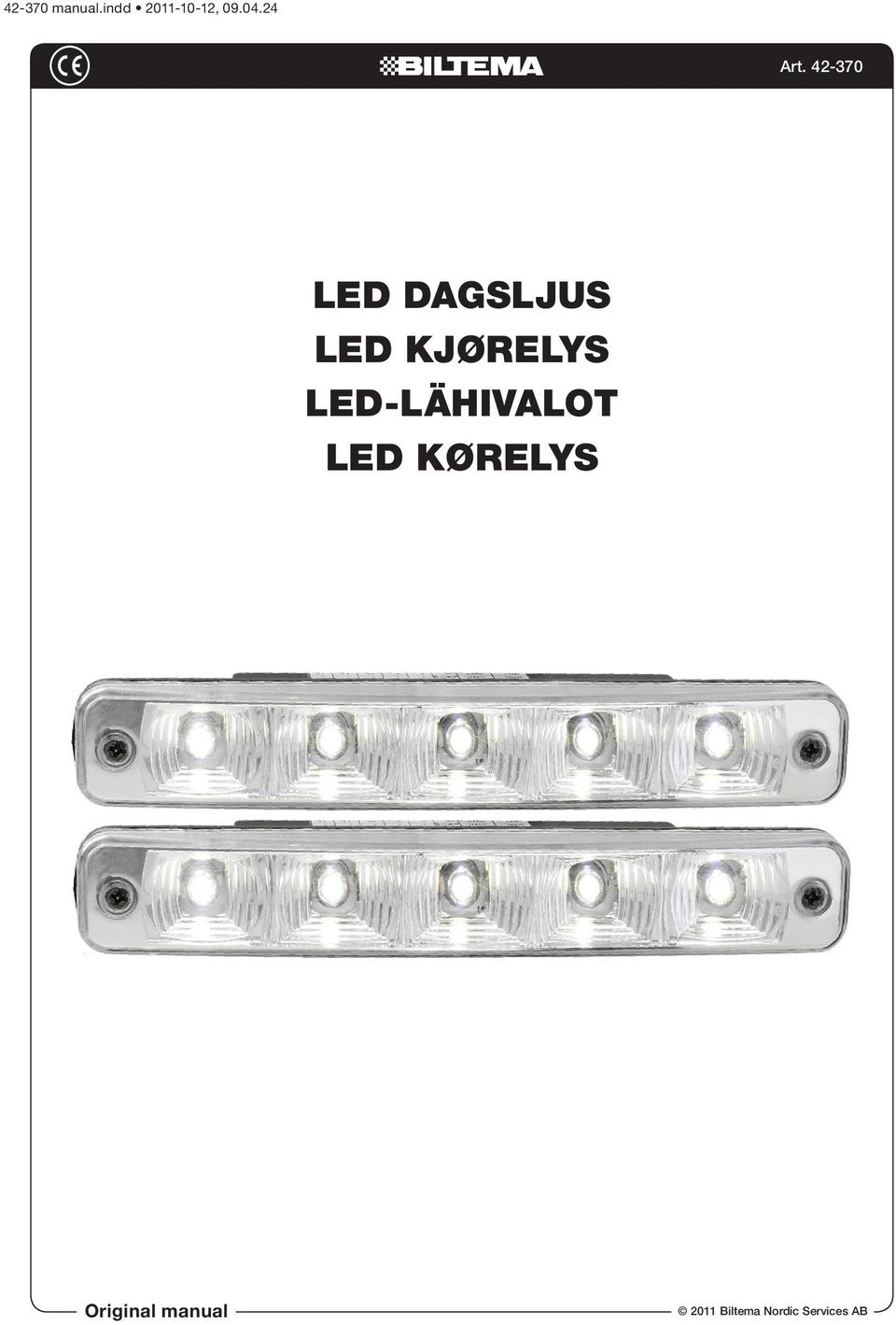 42-370 LED DAGSLJUS LED KJØRELYS