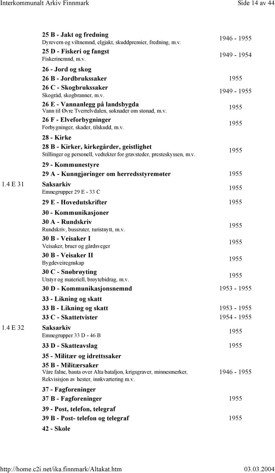 v. 1955 29 - Kommunestyre 29 A - Kunngjøringer om herredsstyremøter 1955 1.