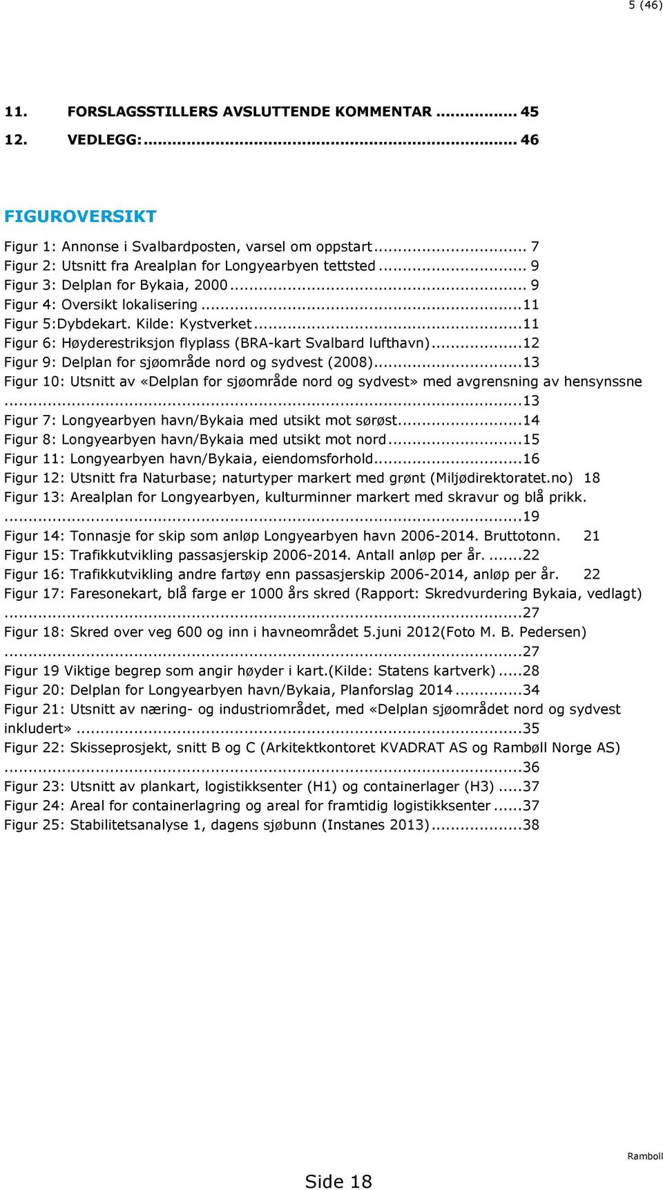 ..11 Figur 6: Høyderestriksjon flyplass (BRA-kart Svalbard lufthavn)...12 Figur 9: Delplan for sjøområde nord og sydvest (2008).