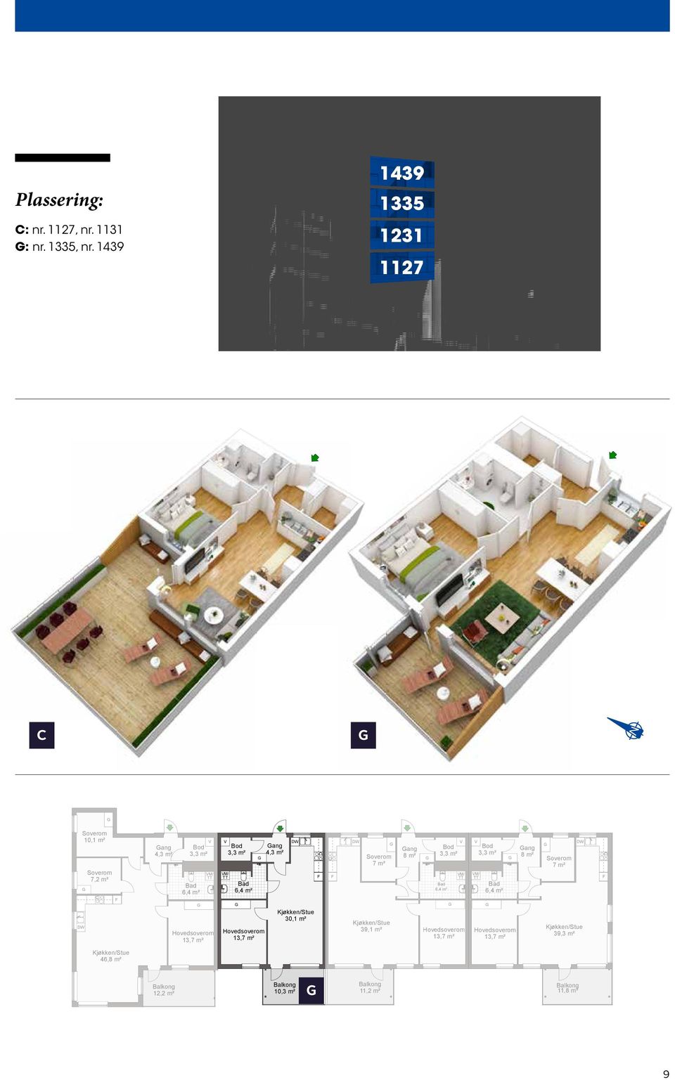 TT TT BB ad 6,4 m² HH oo vv ed so vv ero m 13,7 m² B o d 3,3 m² H o v ed so v ero m 13,7 m² 4,3 m² D W V M / T T B ad 6,4 m² orbehold for eventuelle endringer og avvik.