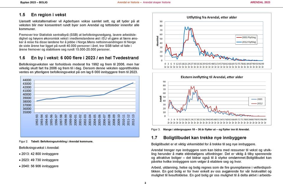 5 En region i vekst Uansett vekstalternativer vil Agderbyen vokse samlet sett, og alt tyder på at veksten blir mer konsentrert rundt byer som Arendal og tettsteder innenfor alle kommuner.